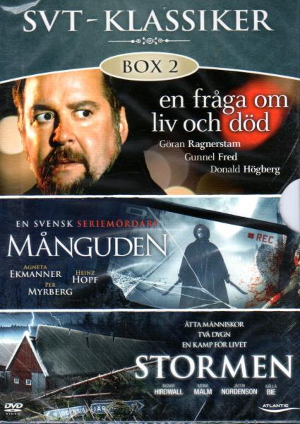 3 DVD SCHWEDISCH BOX 2 SVT Klassiker Schweden Stormen Månguden NEU